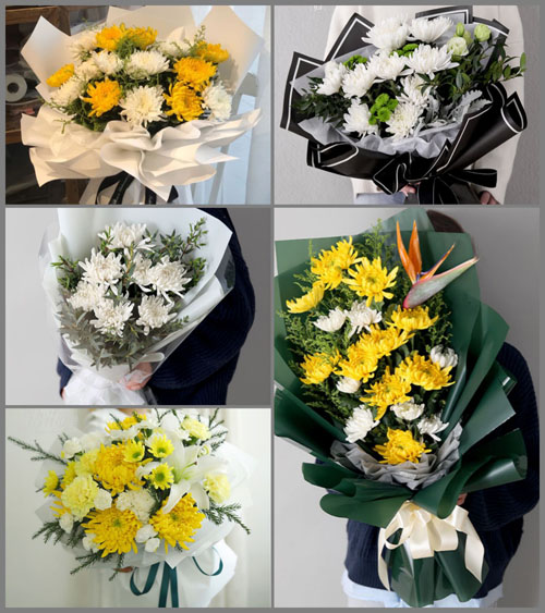 陕西渭南市大荔县韦林镇白事花束代送